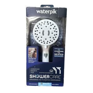 Waterpik Pivoting Showerhead Open Box White Adjustable Powerpulse Bathroom Home